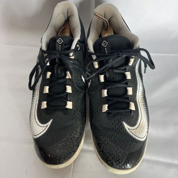 Nike Alpha Huarache Elite 4 MCs Baseball Cleats FD6221-010 Size 13 Black - Picture 3 of 10